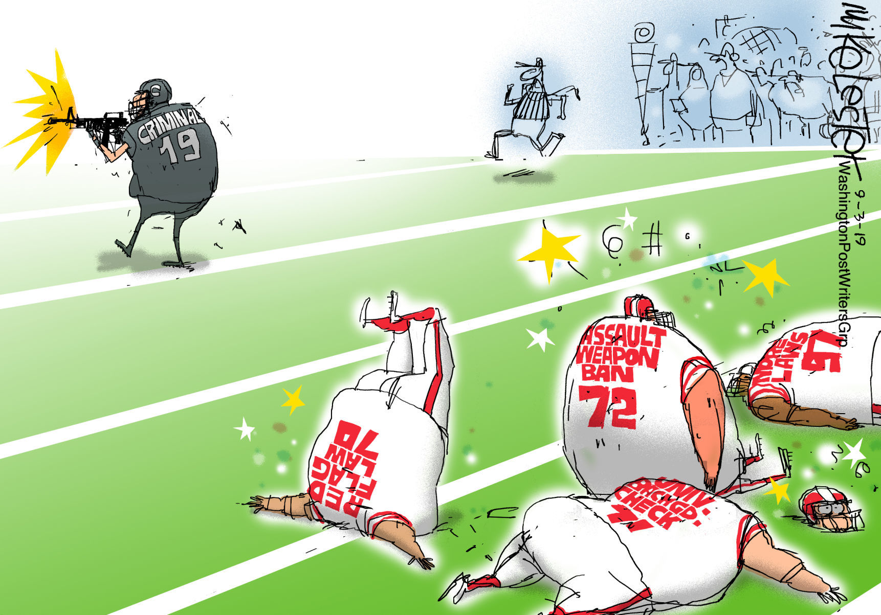 Mike Lester cartoon